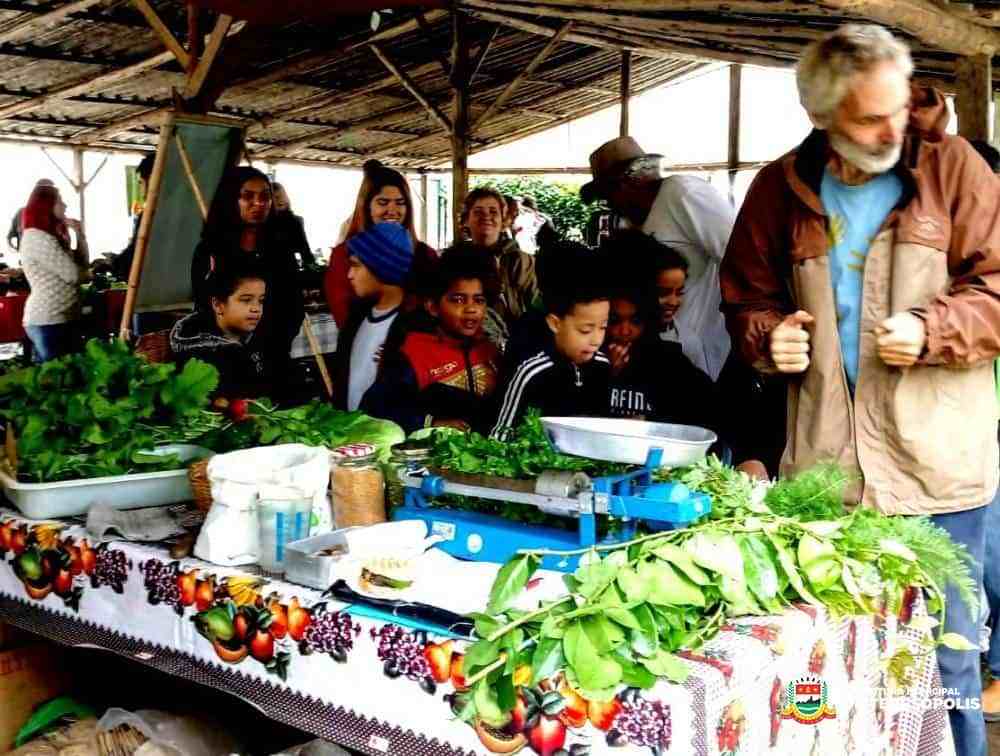 Projeto leva estudantes da rede municipal para conhecerem a Feira Orgânica de Teresópolis