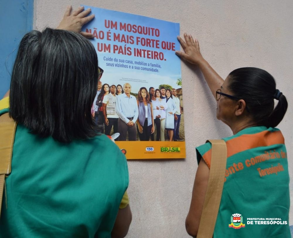 Moradores da Quinta Lebrão e Prefeitura realizam ação de combate ao mosquito transmissor da Dengue