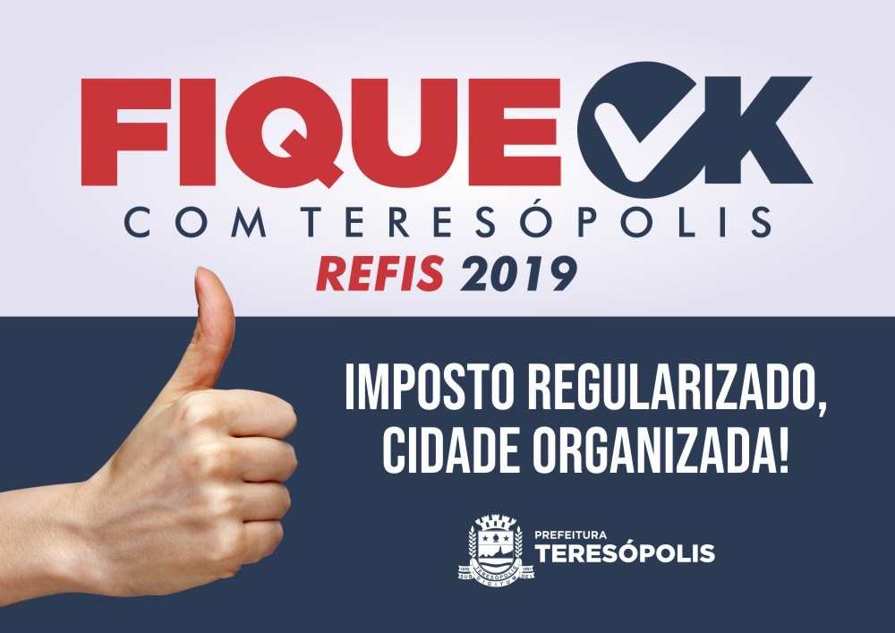 'Fique Ok com Teresópolis': Moradores podem aproveitar feriadão para aderir à campanha de renegociação de dívidas com a Prefeitura