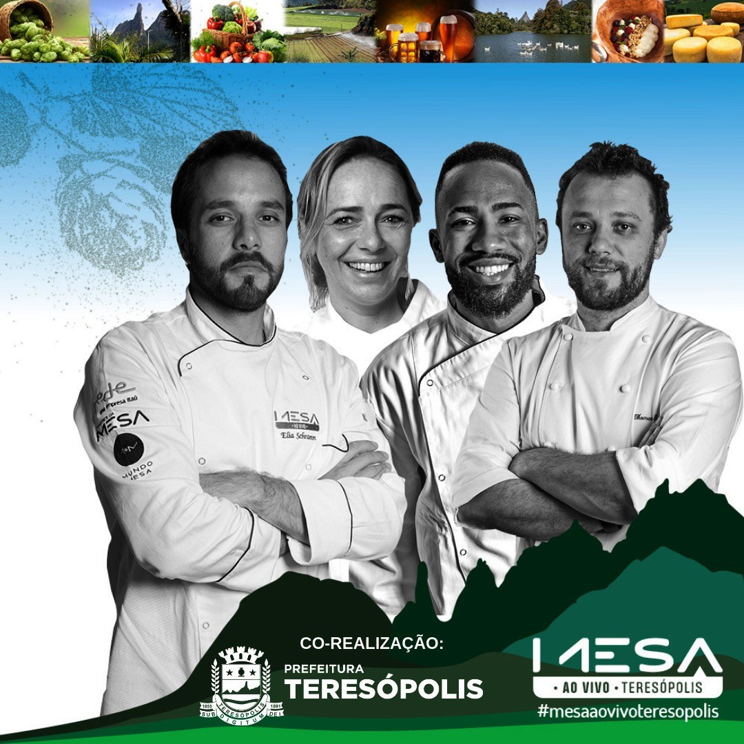Maior circuito de gastronomia do país, 'Mesa ao Vivo' acontece em Teresópolis nos dias 29 e 30 de junho