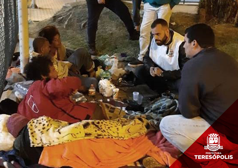 Ação conjunta da Prefeitura acolhe pessoas em situação de rua durante a madrugada