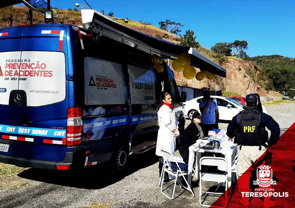 Programa de Prevenção de Acidentes no Trânsito: Teresópolis participa de abordagem dos caminhoneiros