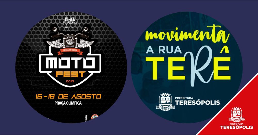 'Moto Fest 2019' e 'Movimenta a Rua Terê' agitam o final de semana em Teresópolis