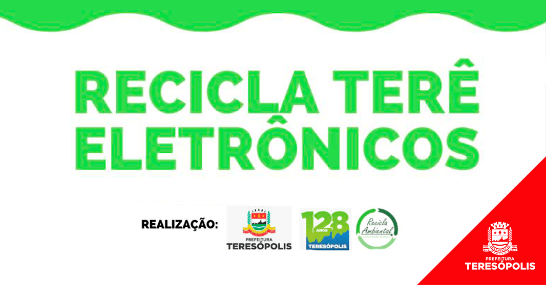 ?Recicla Terê Eletrônicos? neste sábado, 24, na Calçada da Fama