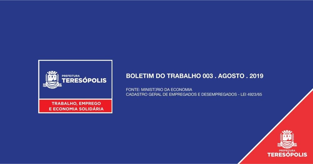 Teresópolis registra melhor agosto em saldo de empregos dos últimos 5 anos