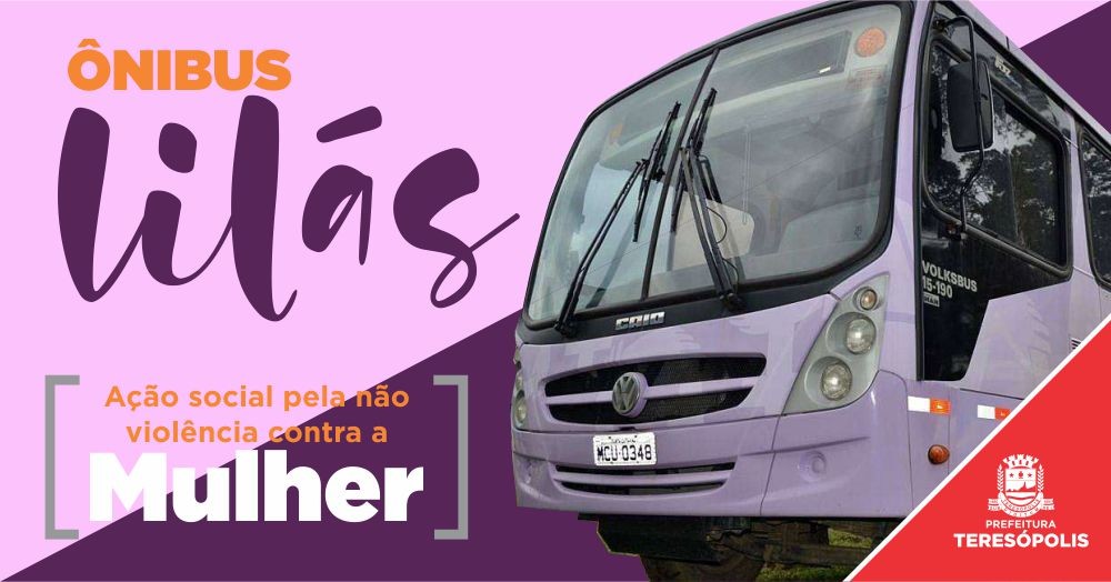 'Ônibus Lilás' leva atendimento às mulheres no bairro de São Pedro na próxima terça, 11