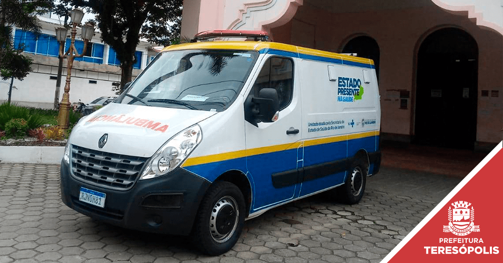 Teresópolis recebe nova ambulância do Governo do Estado