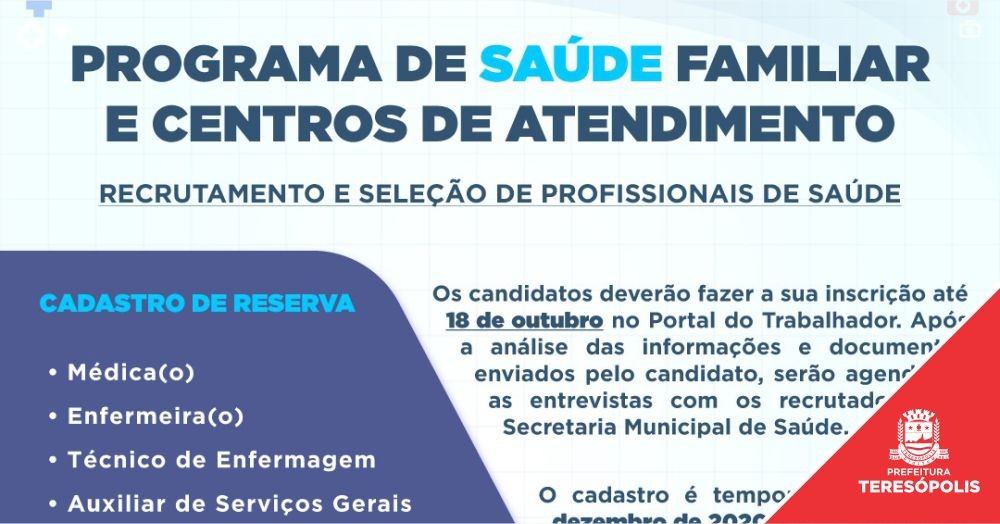 Recrutamento e seleção de profissionais de saúde