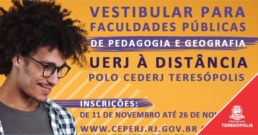 Teresópolis terá vestibular para faculdade pública à distância