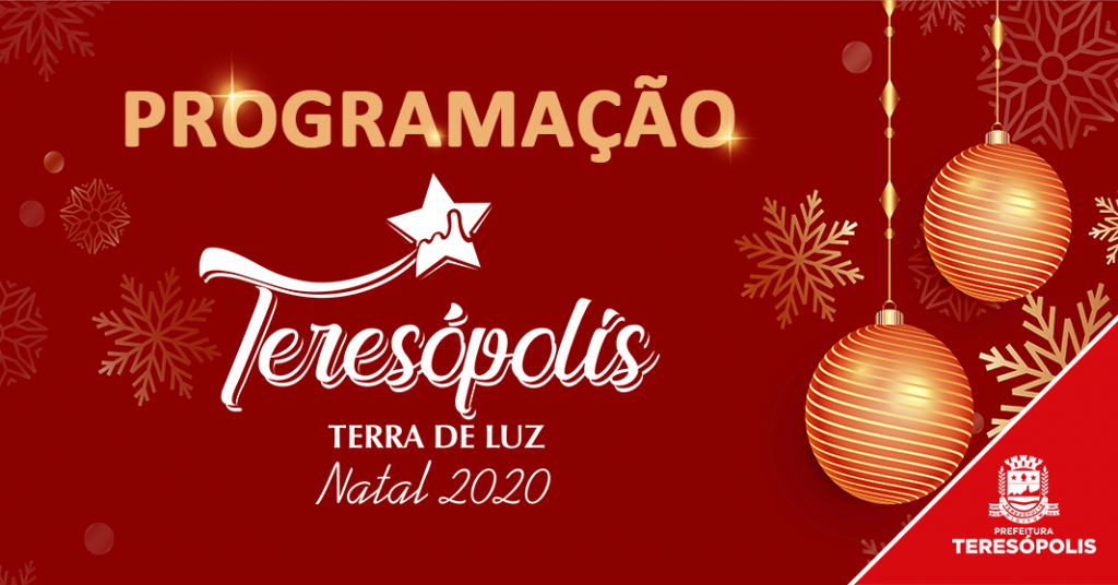 Natal Teresópolis 2020 da Edição Aldir Blanc: Programação inclui shows de luzes, video mapping, música e dança