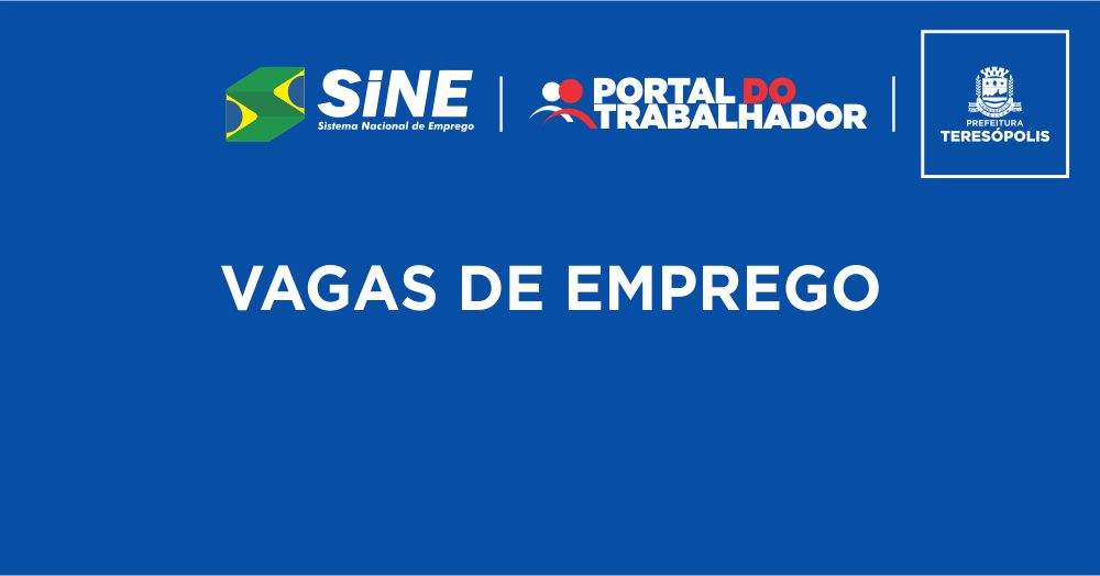 Programa 'Emprega Terê': SINE divulga 287 vagas de emprego até dia 23