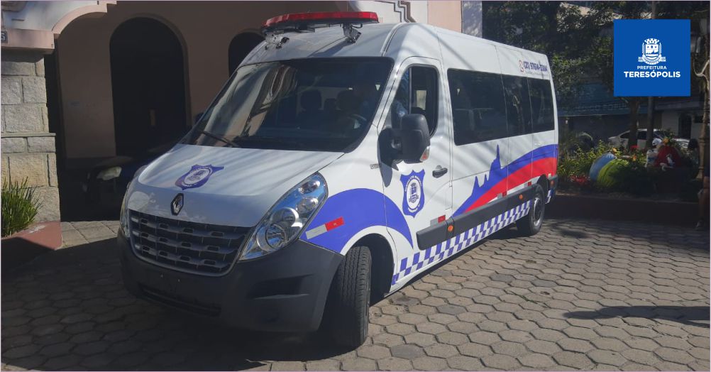 Prefeitura de Teresópolis adquire van para transporte de agentes da Guarda Municipal
