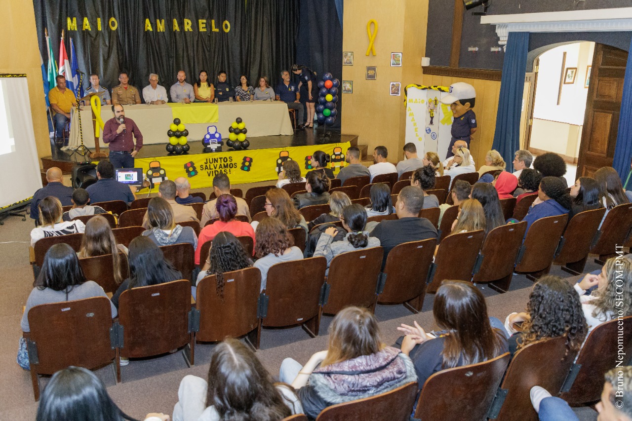 Campanha Maio Amarelo 'Juntos salvamos vidas' é lançada em Teresópolis