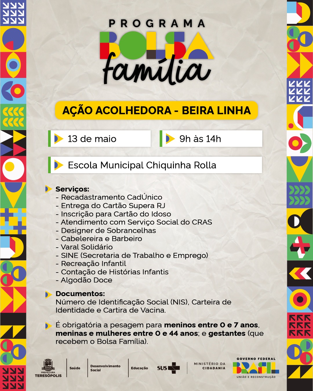 Ação Acolhedora Pela Cidadania no bairro da Beira Linha