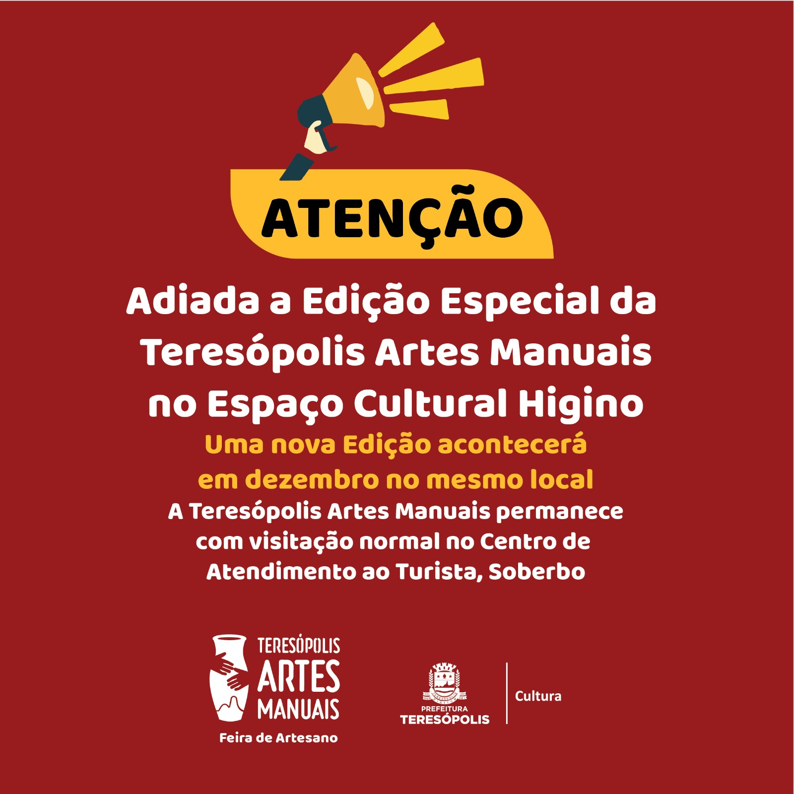 Adiada a edição especial da Feira Teresópolis Artes Manuais 