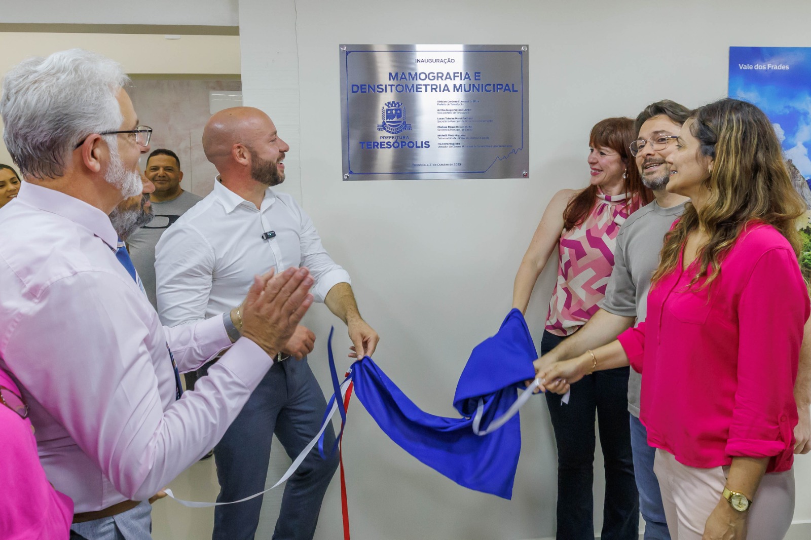 Prefeito Vinícius Claussen inaugura mamógrafo e aparelho de densitometria óssea exclusivos da rede SUS no CES Várzea