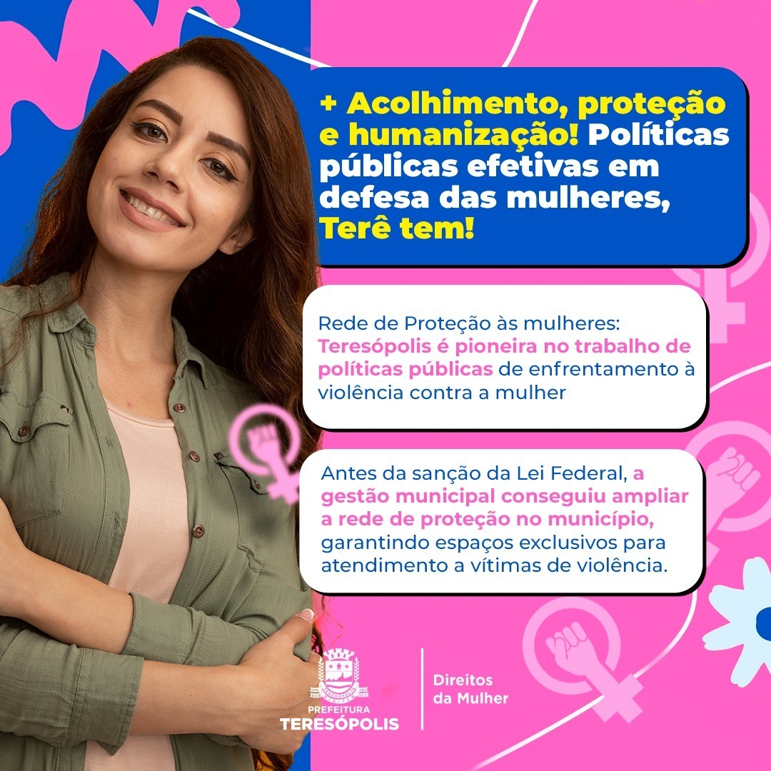 Rede de Proteção às mulheres: Prefeitura de Teresópolis é pioneira no trabalho de políticas públicas efetivas em defesa da mulher