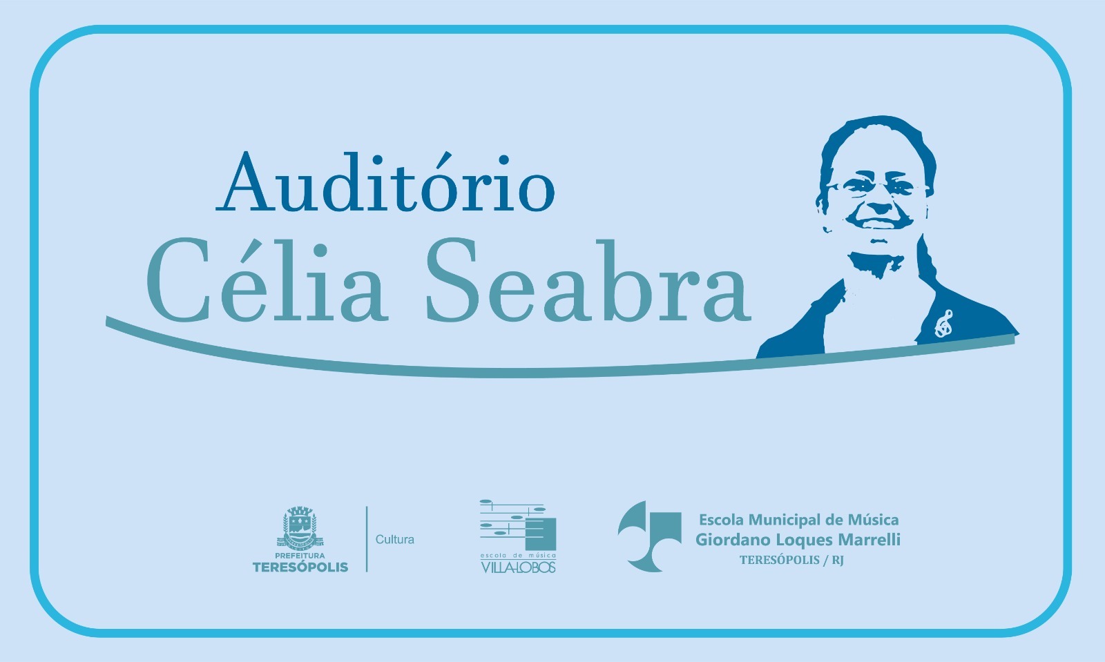 Auditório da Escola de Música Villa-Lobos é nomeado 'Auditório Célia Seabra'