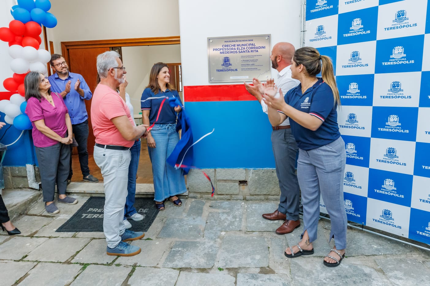 Prefeito Vinicius Claussen inaugura nova sede da Creche Municipal Elza Corradini