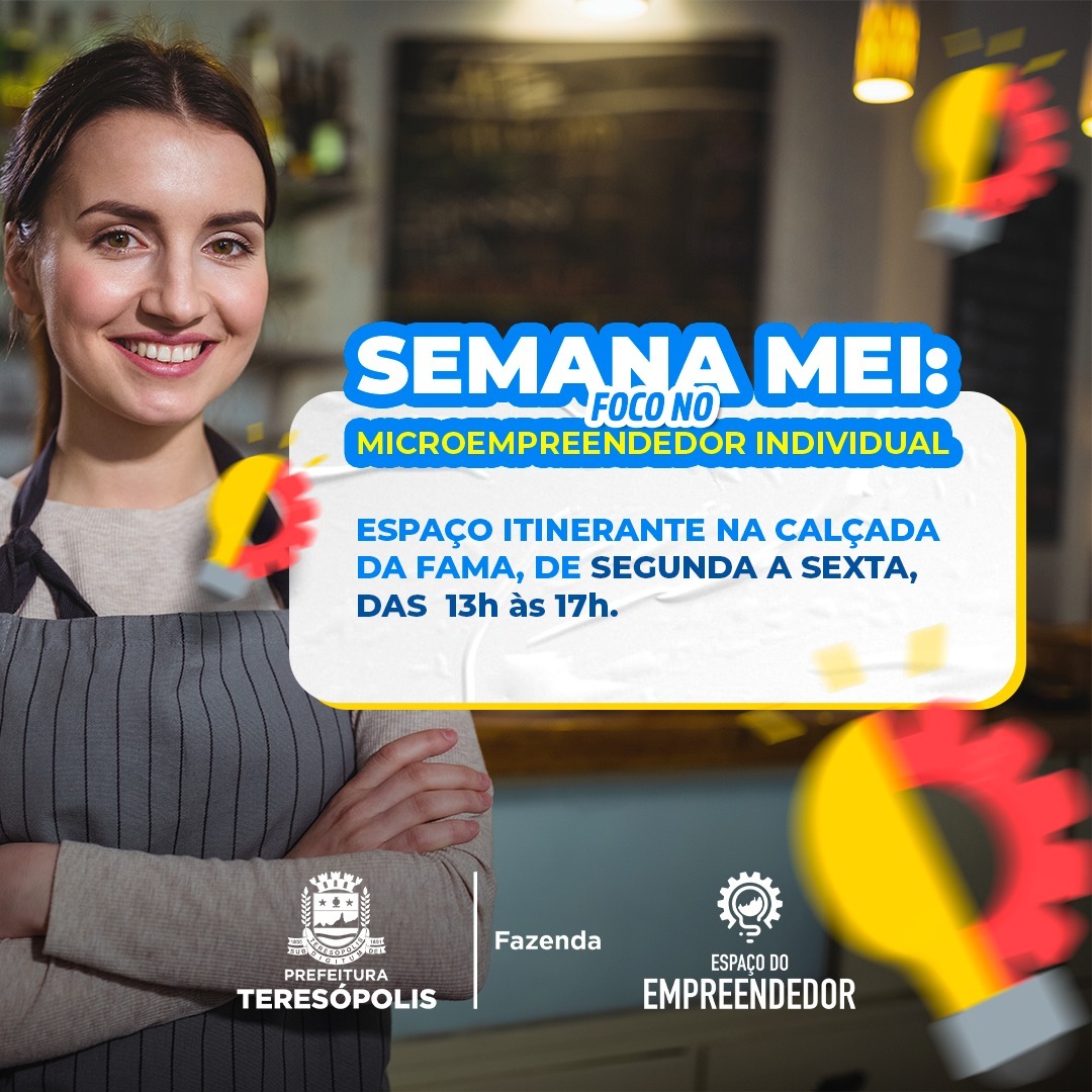 Semana do MEI: Prefeitura de Teresópolis leva o Espaço do Empreendedor para a Calçada da Fama