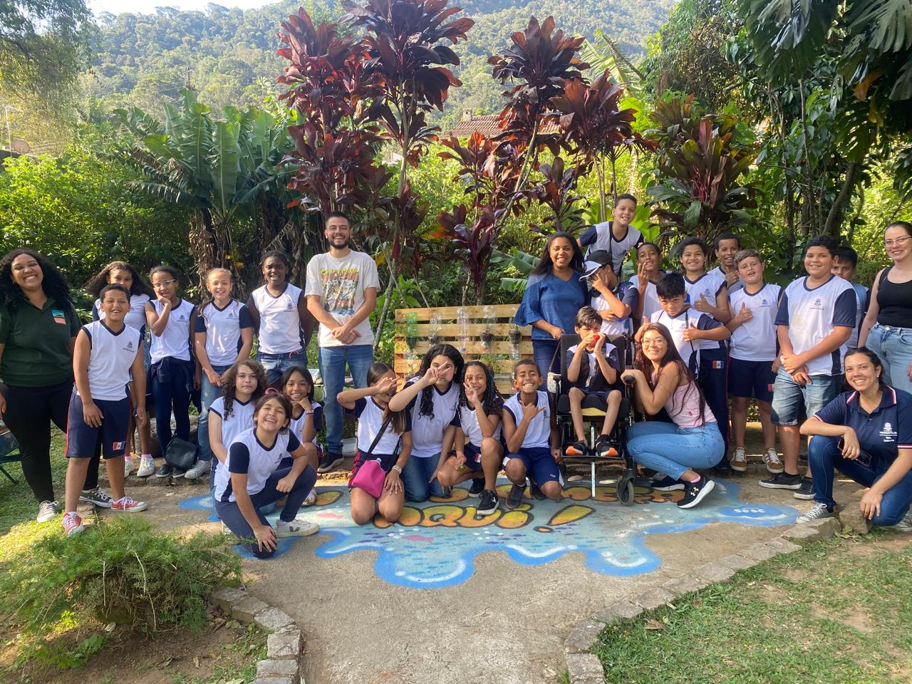 Alunos da E.M. Belkis Frony Morgado visitam Horto Municipal Carlos Guinle