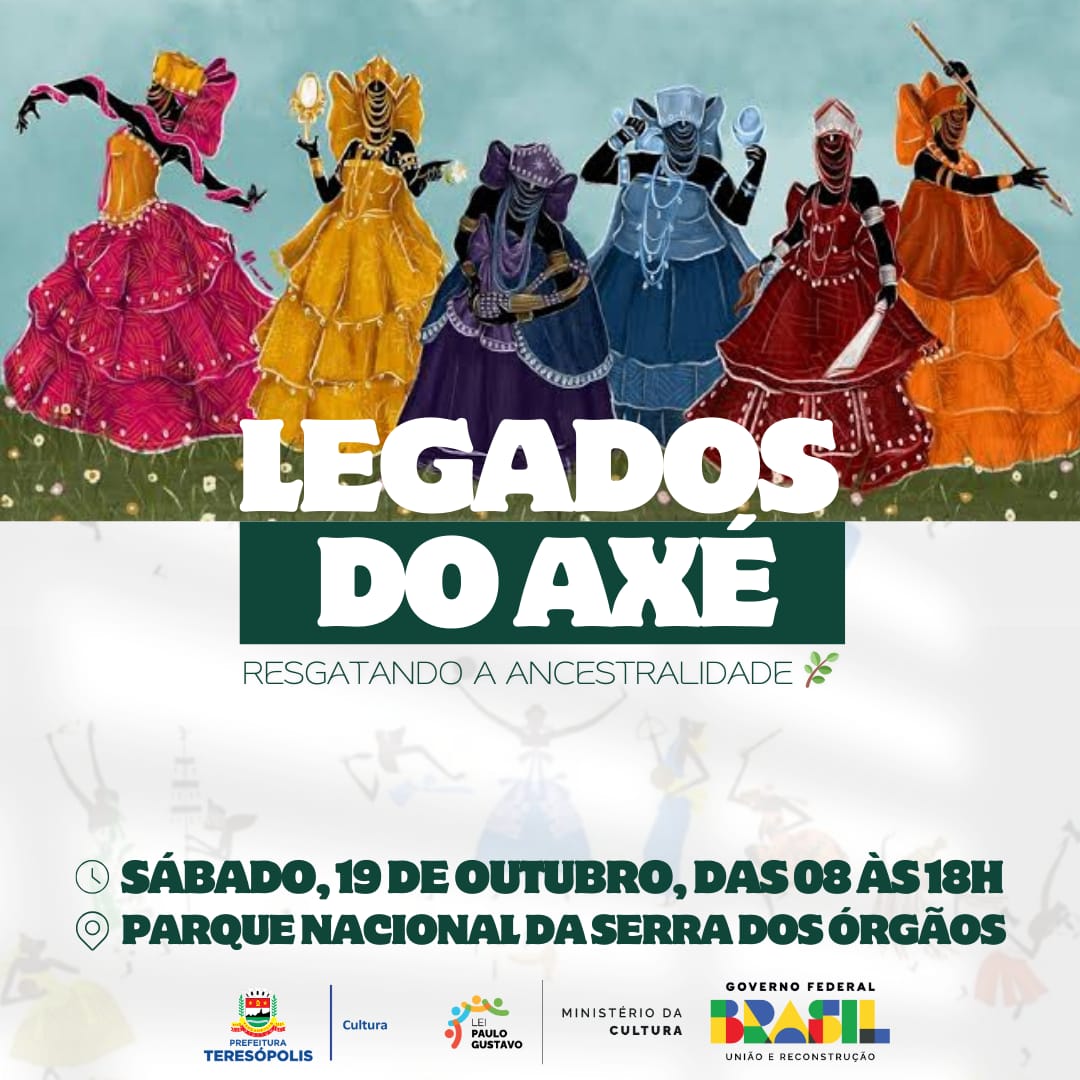 'Legados do Axé': Evento em resgate da ancestralidade movimenta o Parque Nacional da Serra dos Órgãos neste sábado, 19, em Teresópolis