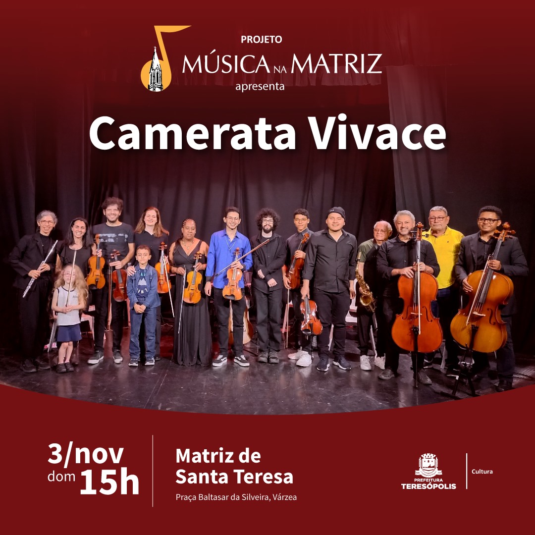Apresentações do Cultura de Raiz e do Música na Matriz celebram o Dia da Cultura em Teresópolis