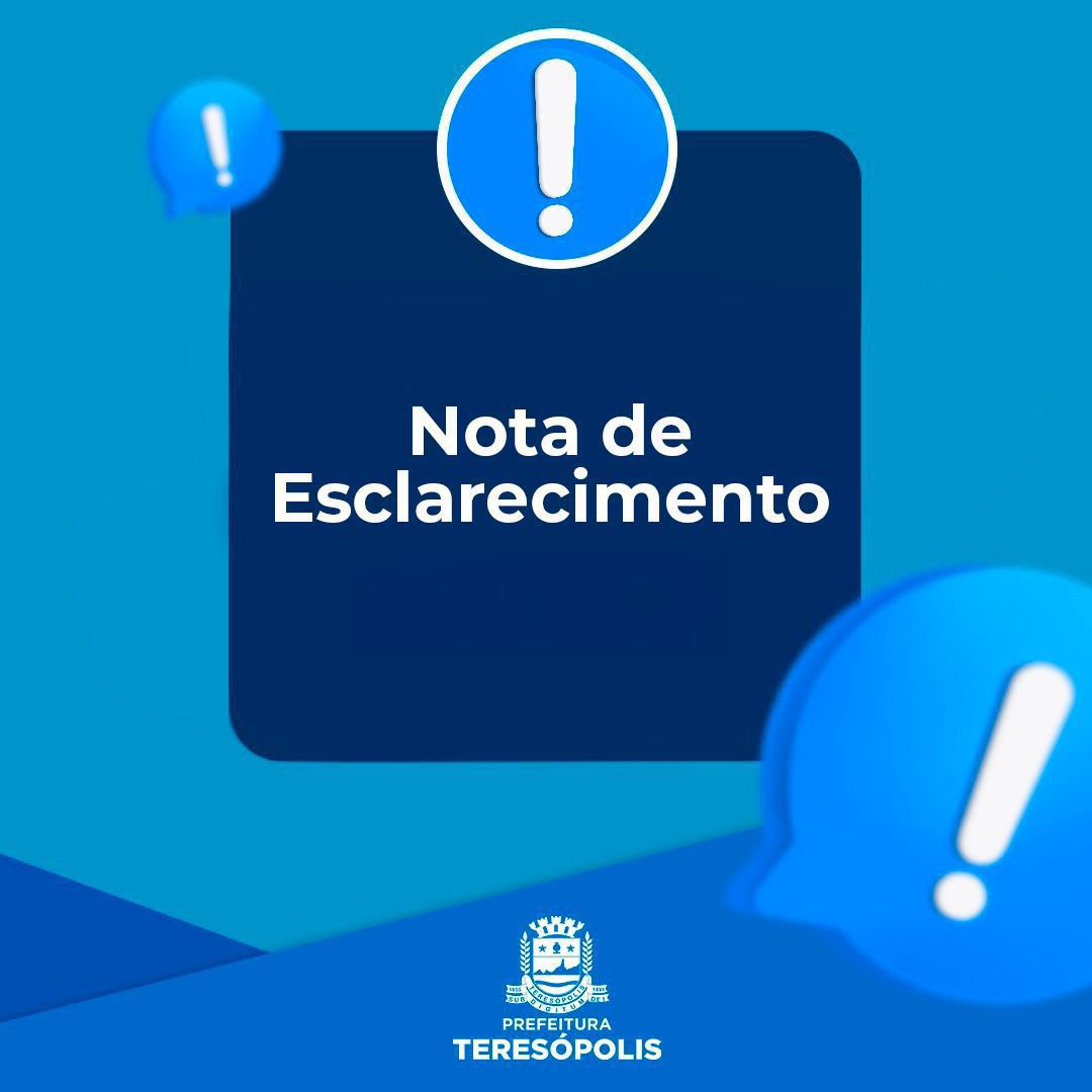 NOTA DE ESCLARECIMENTO – Reajuste de tarifa de água