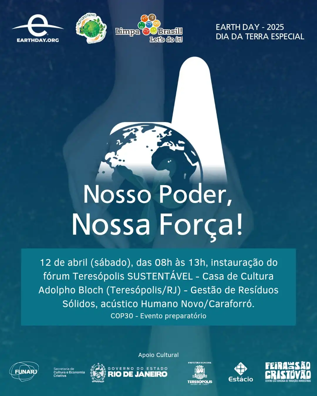 Teresópolis recebe fórum sobre sustentabilidade para celebrar o Dia da Terra