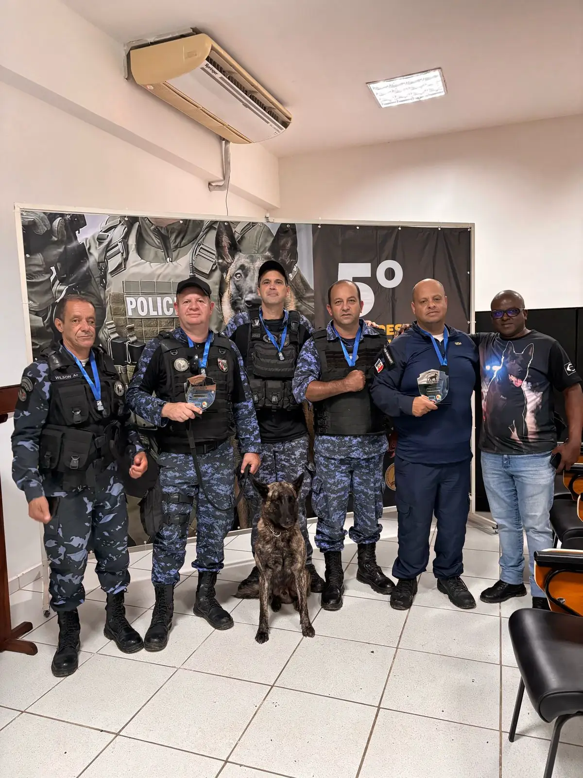 Cia K9 de Teresópolis conquista o 1º lugar no 5º Congresso Nacional de Cães de Polícia e Trabalho