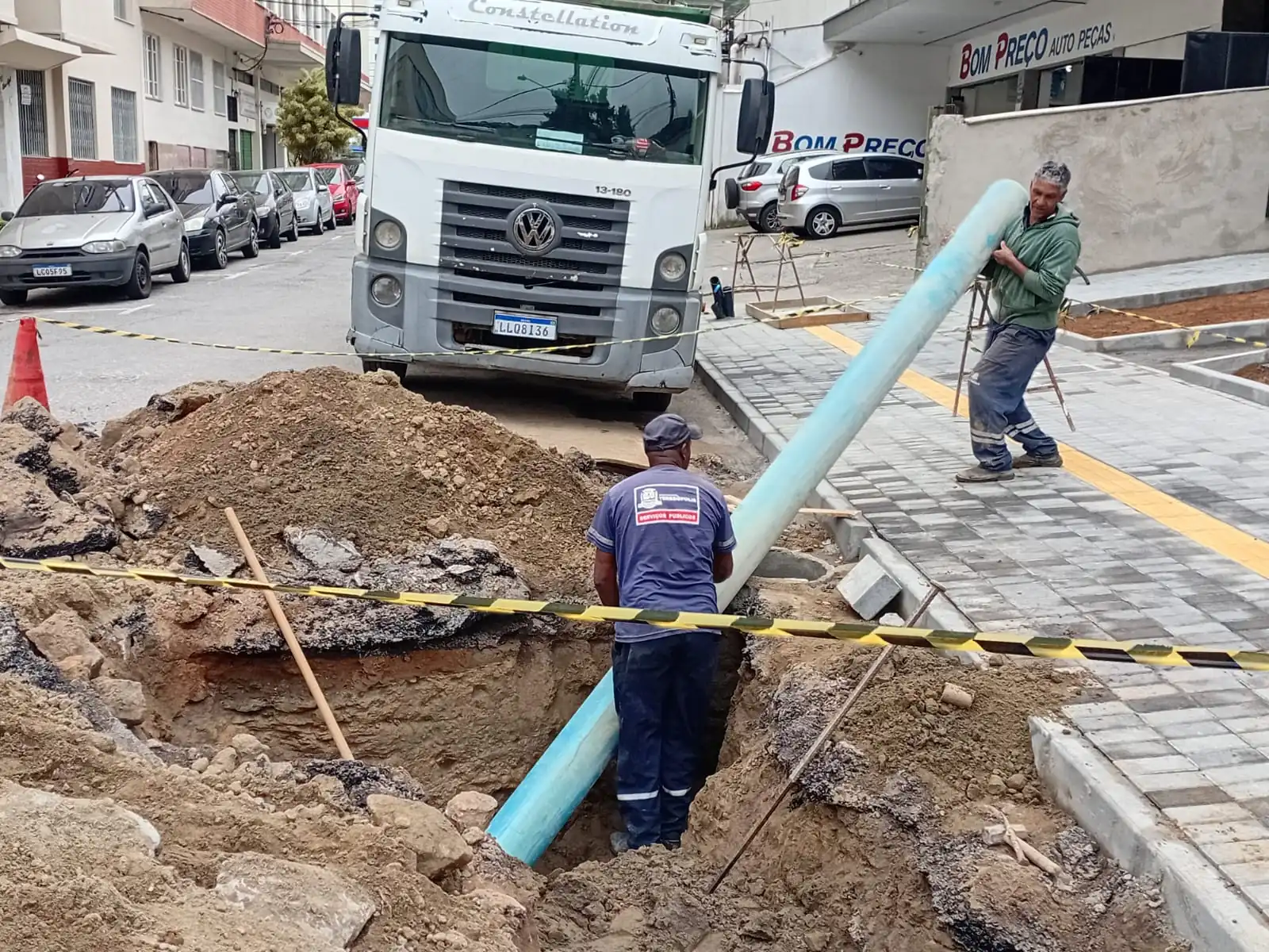 Prefeitura de Teresópolis faz reparos em galerias pluviais e bueiros
