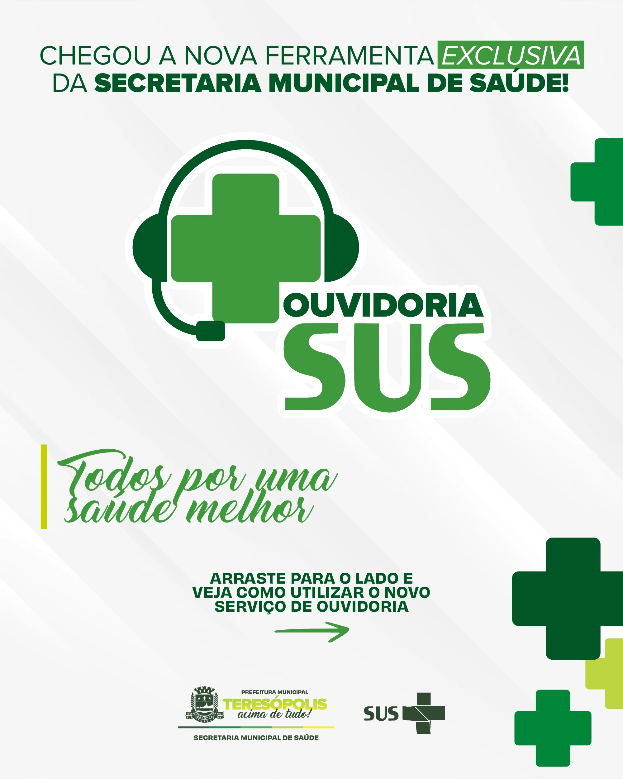 Secretaria Municipal de Saúde lança o canal Ouvidoria SUS