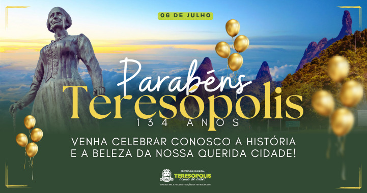 Teresópolis 134 Anos: Prefeitura realiza desfile festivo e eventos para comemorar o Aniversário da Cidade
