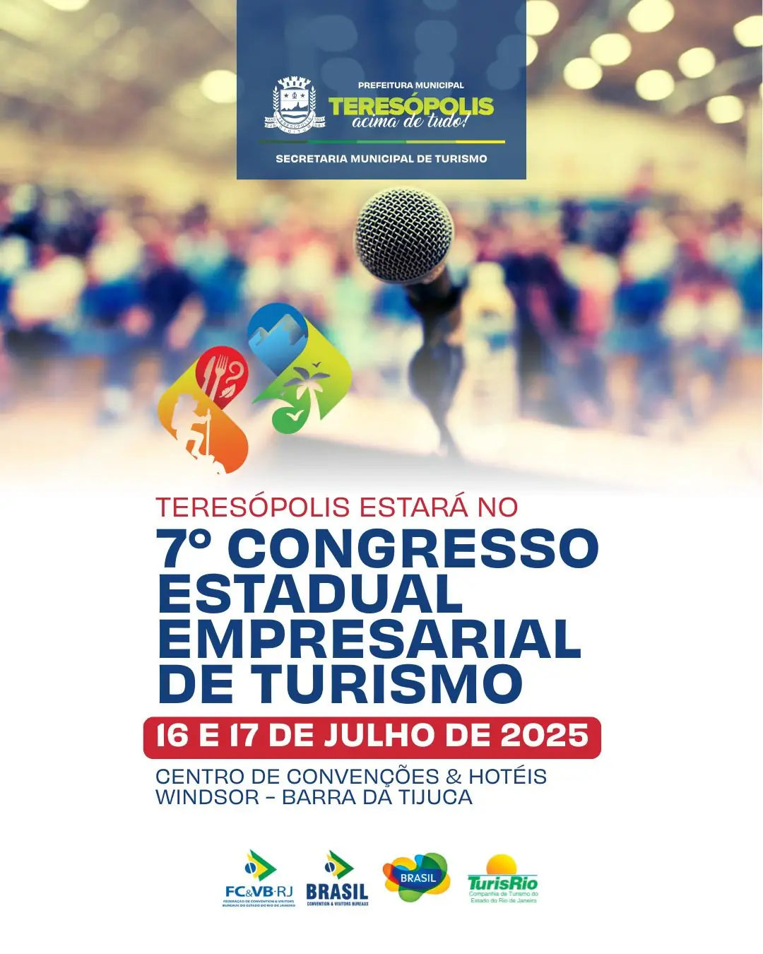Teresópolis marca presença no 7º Congresso Estadual de Turismo