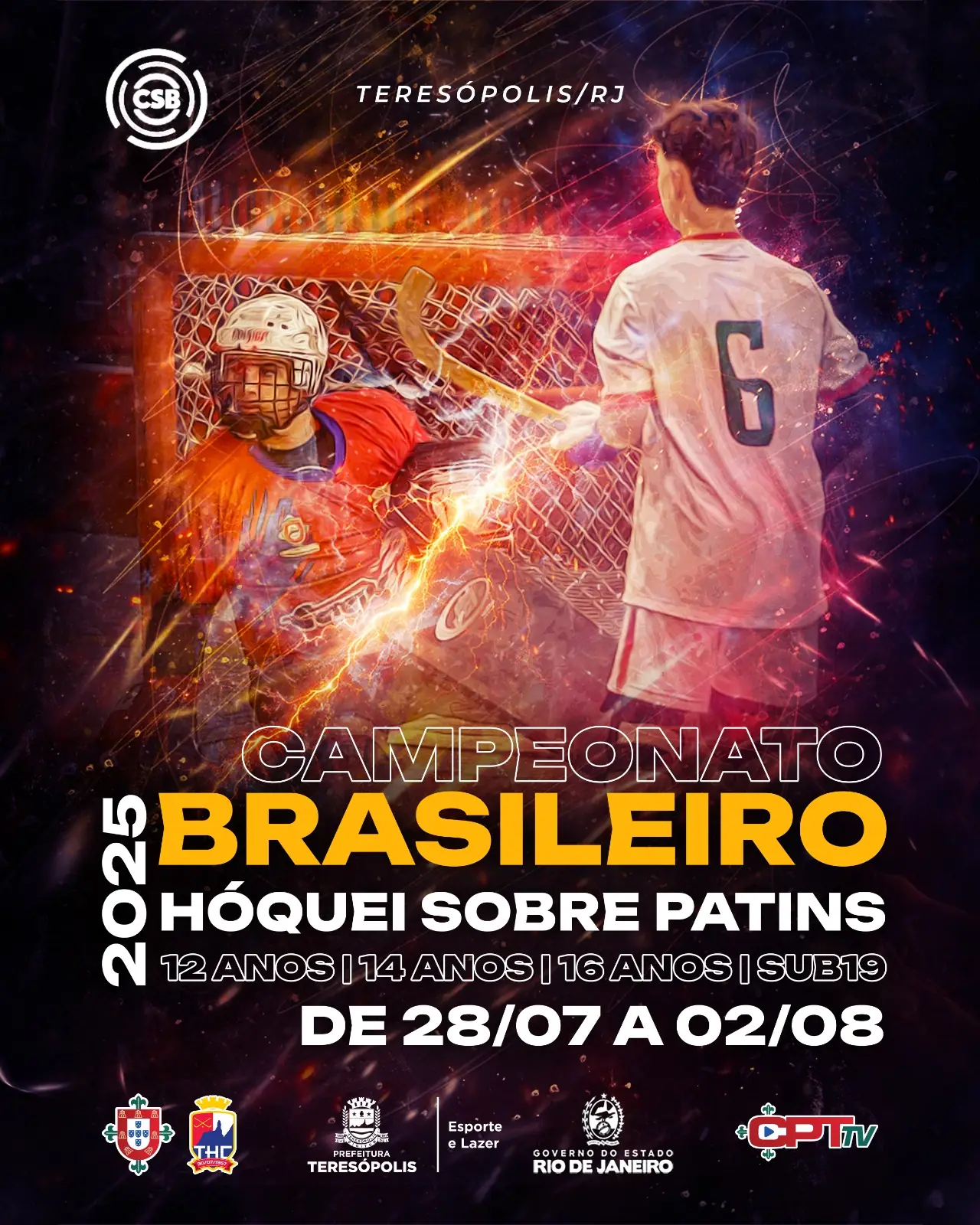 Teresópolis sedia Campeonato Brasileiro de Hóquei sobre Patins 2025/Categorias de Base