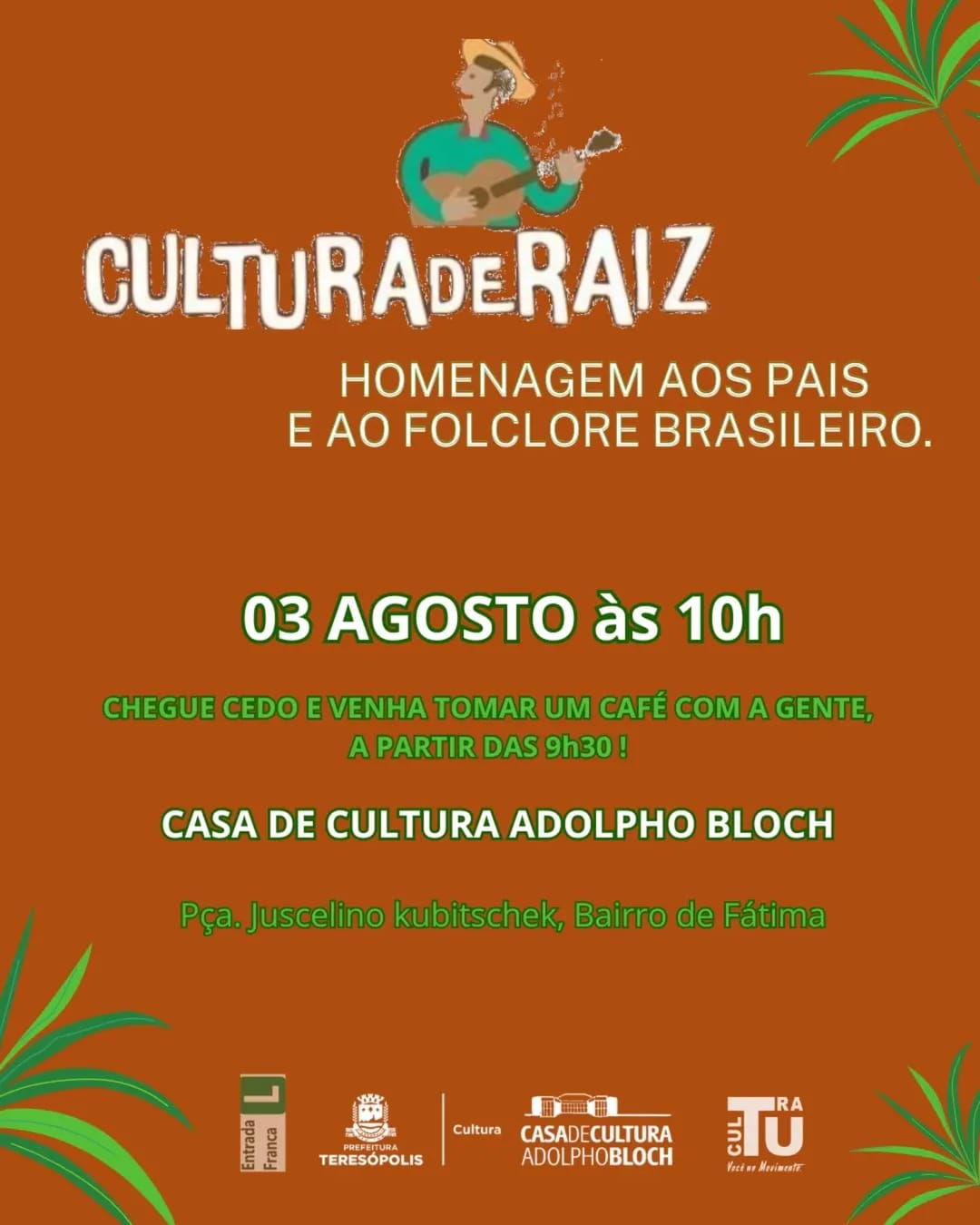 Domingo é dia de Cultura de Raiz e de Feira do Rolo, em Teresópolis