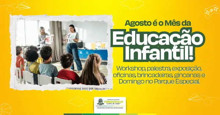 Mês da Educação Infantil é celebrado com diversas atividades em Teresópolis