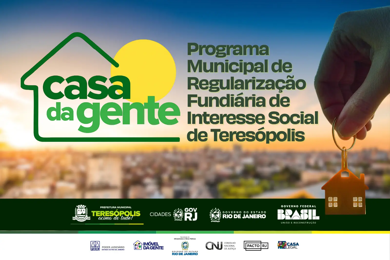 Teresópolis lança o Programa de Regularização Fundiária Casa da Gente e entrega registro de imóveis a moradores do Caleme