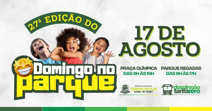 27ª Domingo no Parque: risadas, alegria e família!