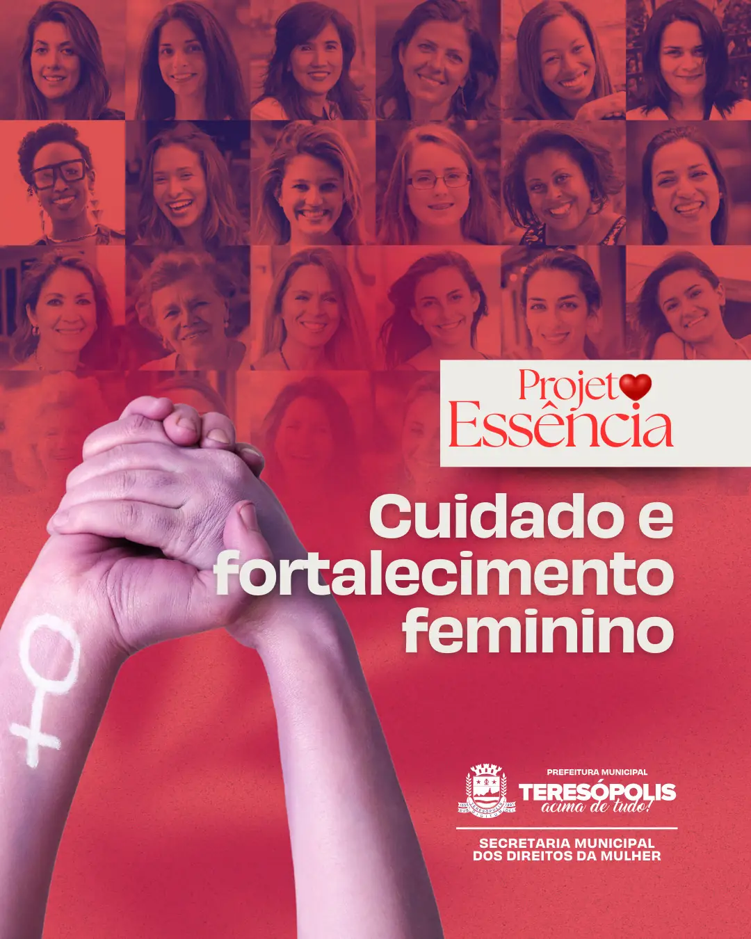  Projeto Essência: Secretaria dos Direitos da Mulher lança ação integrada de cuidado e fortalecimento feminino