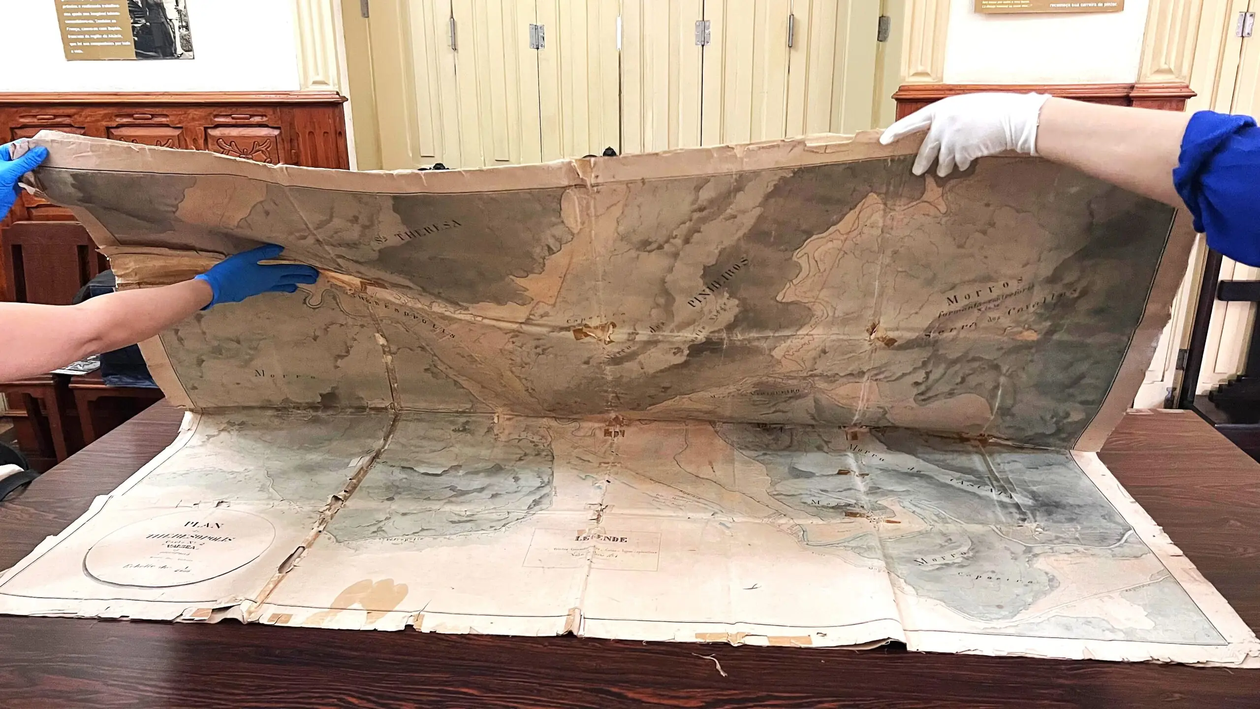Preservação do patrimônio histórico: Mapa da Várzea em 1875 será restaurado