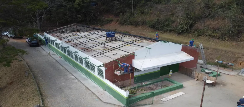 Reforma geral da Creche Municipal Paraíso segue em ritmo acelerado