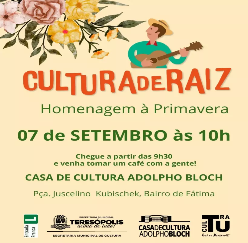 Domingo, 7 de setembro, tem Cultura de Raiz e Feira do Rolo em Teresópolis