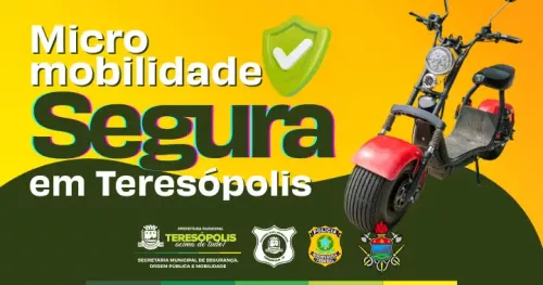’Micromobilidade Segura em Teresópolis’: Segurança Pública promove Semana Municipal de Trânsito, de 10 a 17 de setembro