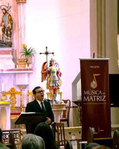Música na Matriz: concerto ‘Musicais da Broadway’ encanta o público