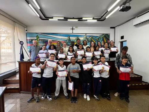 Alunos da Rede Municipal de Ensino participam do projeto ‘Visita Guiada Câmara-Escola’