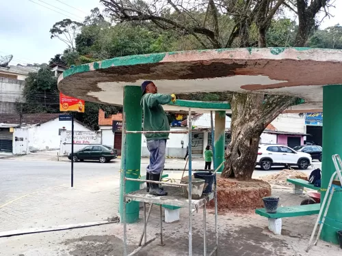 Prefeitura de Teresópolis reforma a Praça dos Operários, no São Pedro