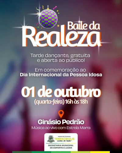 Teresópolis celebra Dia Internacional da Pessoa Idosa com Baile da Realeza