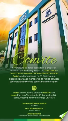 ‘TUDO AQUI’: Bonsucesso, na zona rural, receberá central de atendimento da Prefeitura de Teresópolis