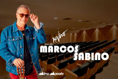 Marcos Sabino, ícone da MPB, apresenta-se no Teatro Feso em novembro